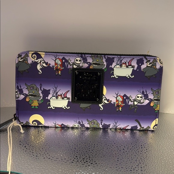Disney Loungefly nightmare before Christmas Purple Halloween Character Wallet - Picture 1 of 6